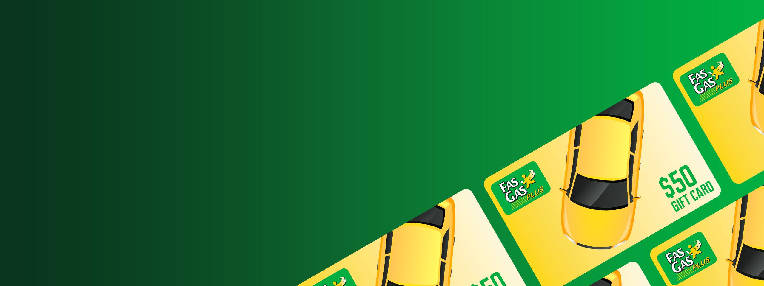 Collection de cartes cadeaux Fas Gas.